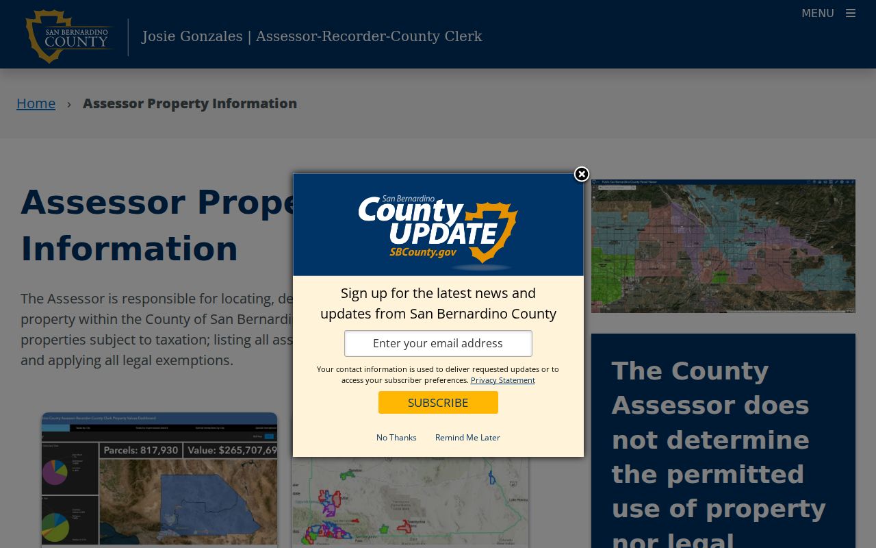 Montclair people search through San Bernardino County property information