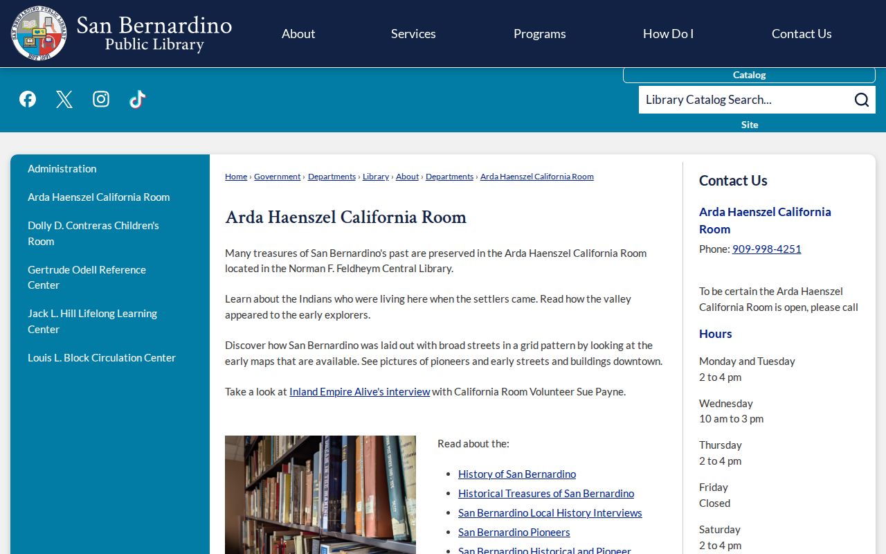 Montclair people directories Arda Haenszel California Room collections